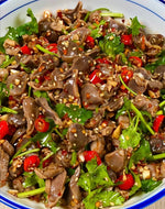 香菜鸭胗, 200 克,微辣