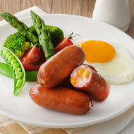Taiwanesische Käsewurst mit Mais