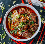 红烧牛肉面, 牛肉, 汤,面条